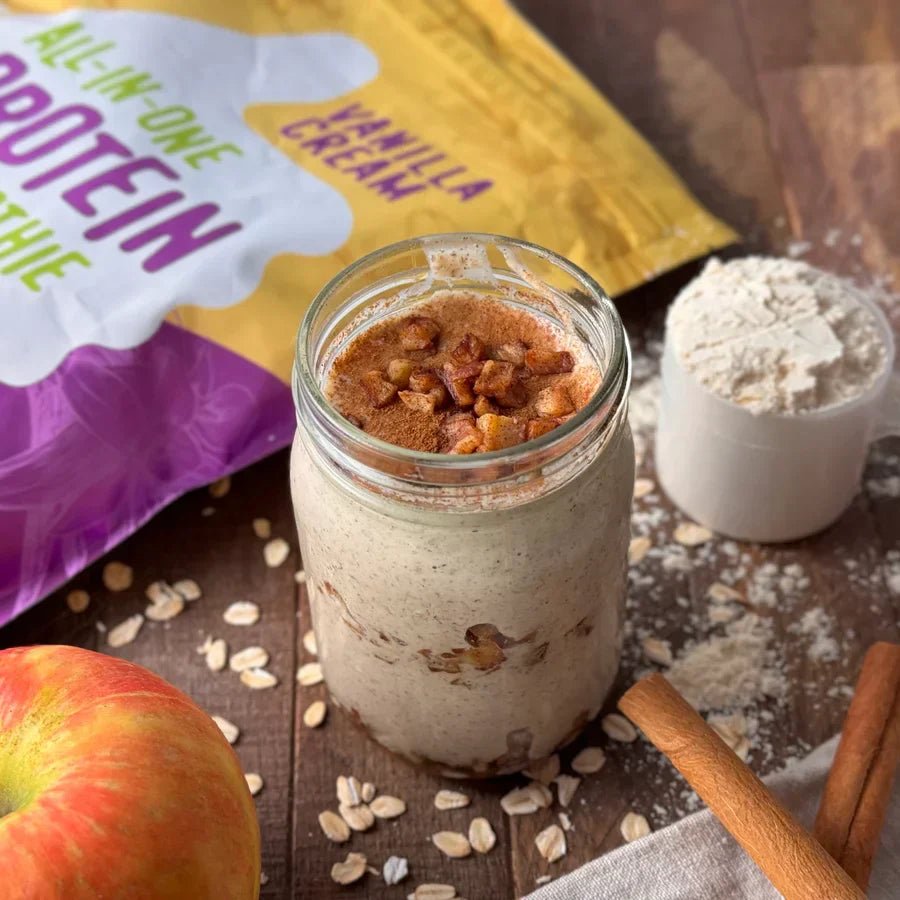 Apple Cinnamon Overnight Oats | FlavCity