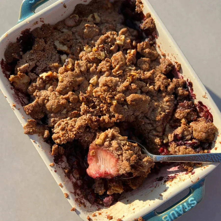 Protein Berry Crumble