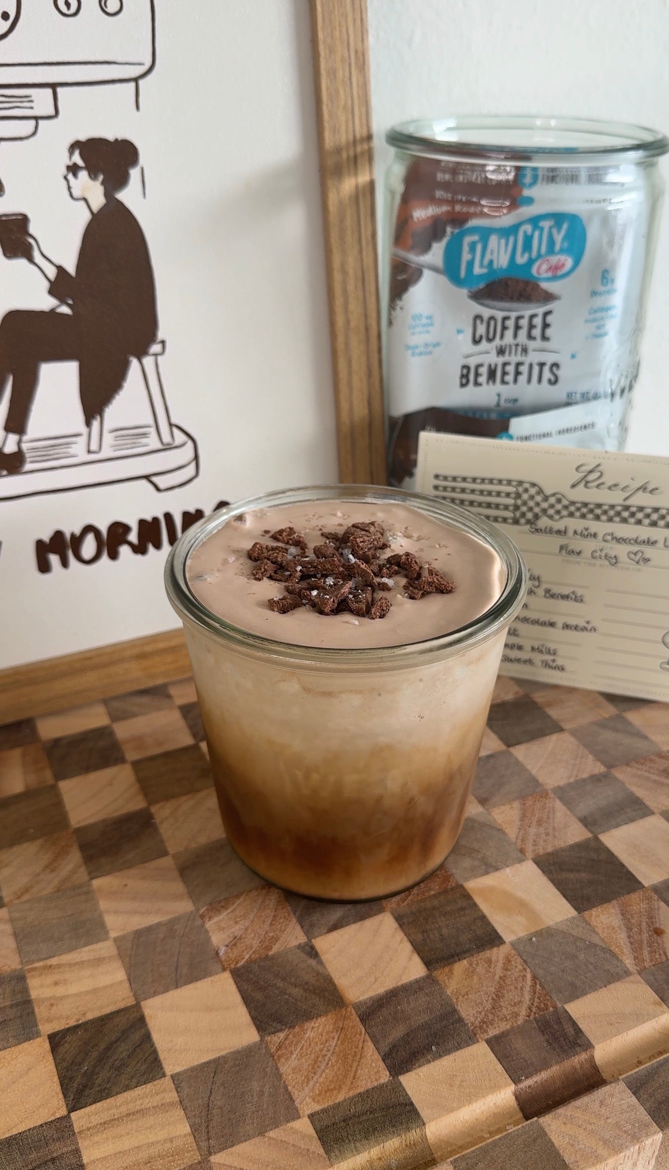 Salted Mint Chocolate Latte