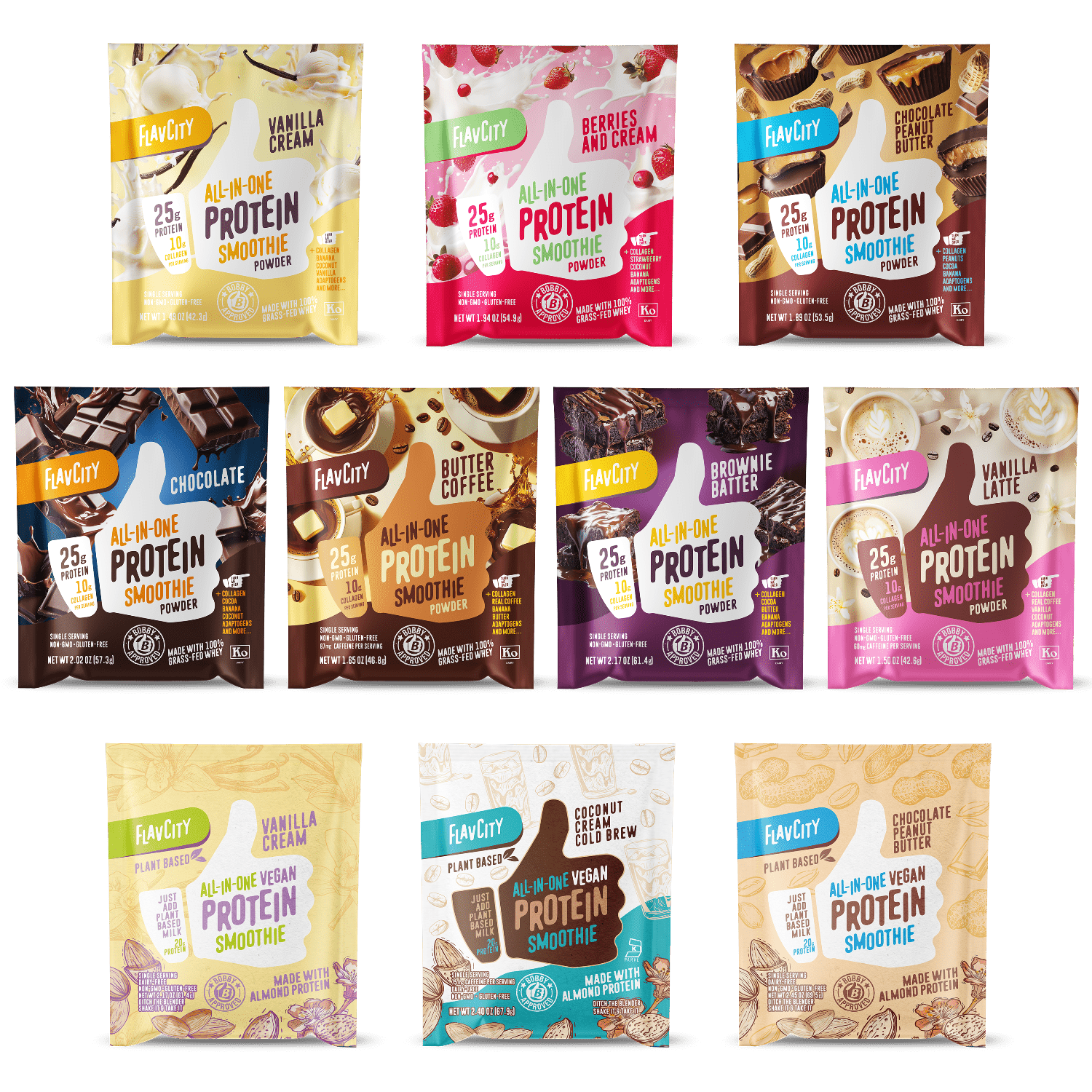 Protein Smoothie: Single-Serve Packets.