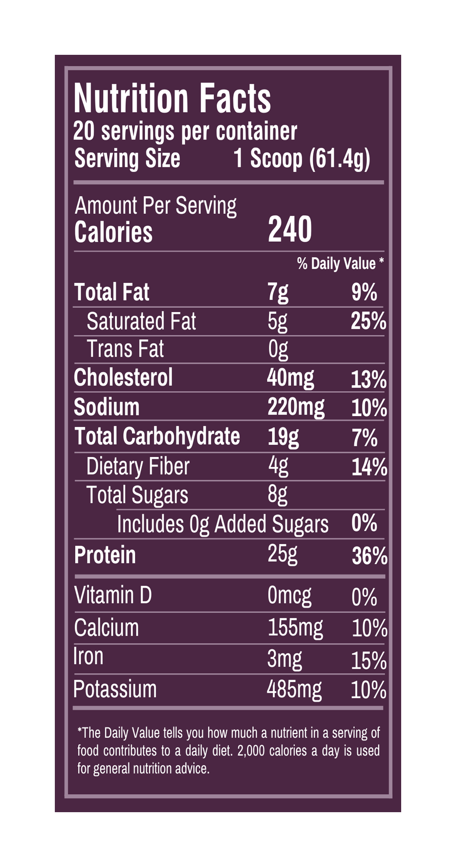 Brownie Batter Protein Smoothie.