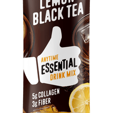 FlavCity Lemon Black Tea drink mix package with lemon slices on a white background