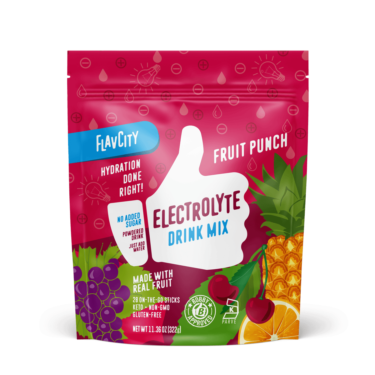Fruit Punch Electrolyte Mix.