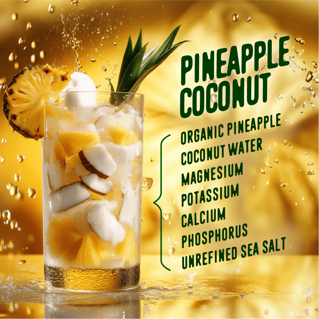 Pineapple Coconut Electrolyte Mix.