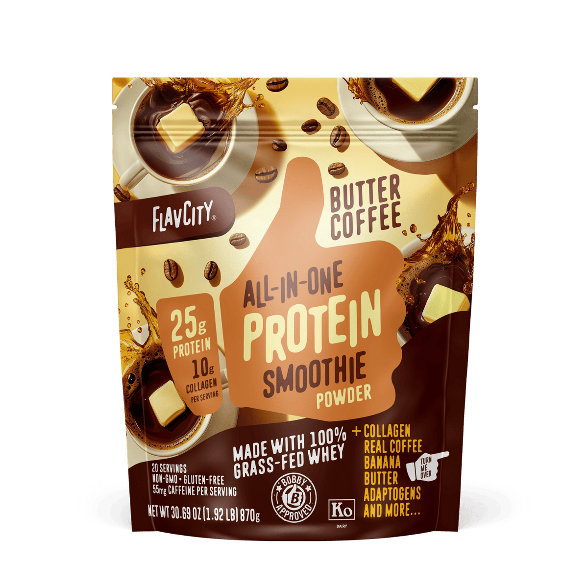 Butter Coffee Protein Smoothie.