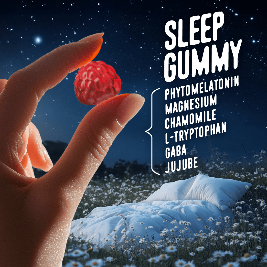Lights Out Sleep Support Gummy.