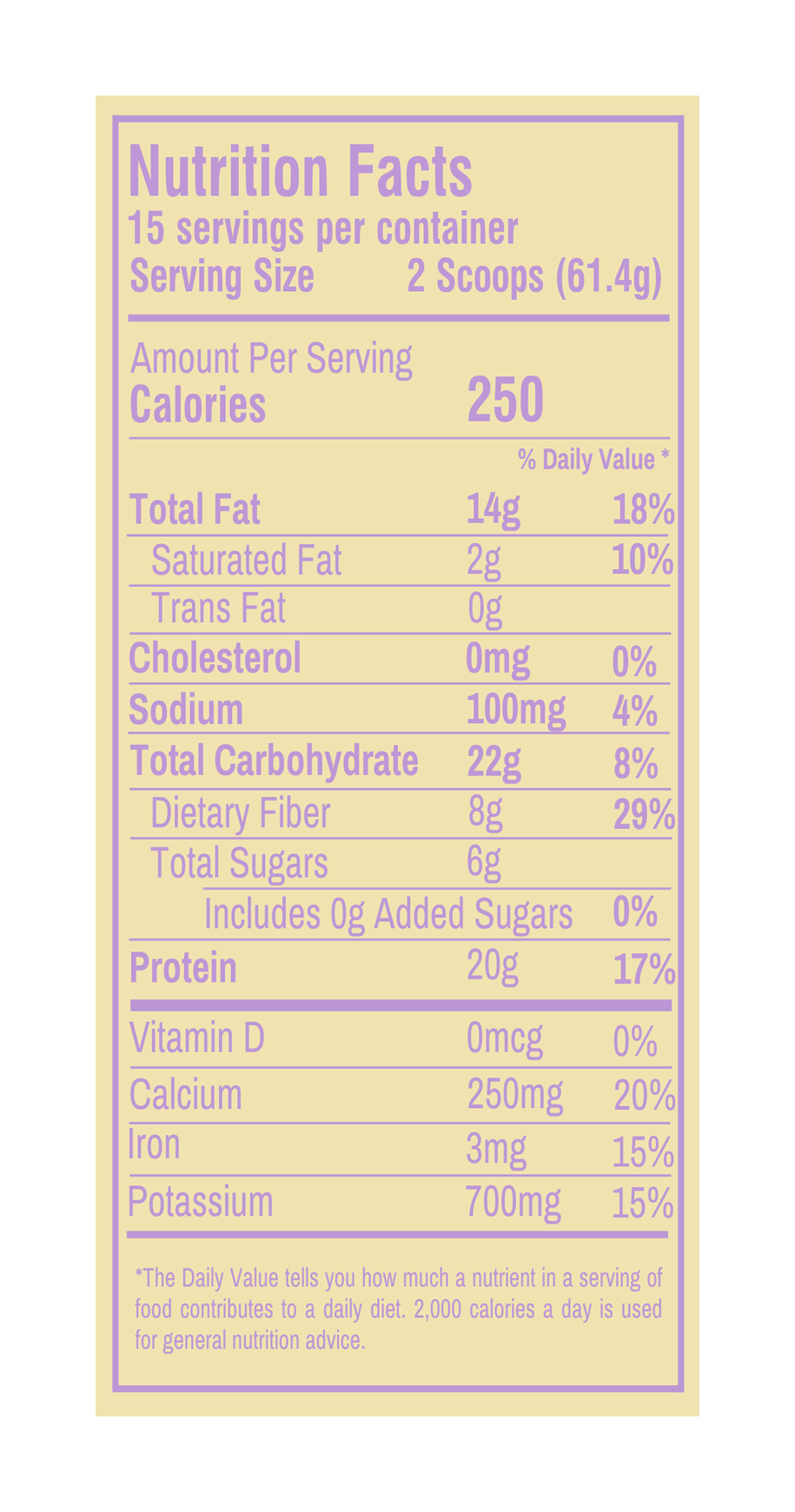 Plant-Based Vanilla Protein Smoothie.