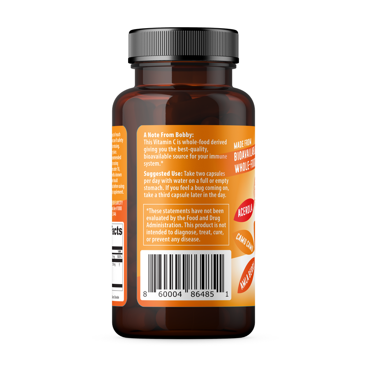 C-Ya Later! Vitamin C supplement bottle with clean, vibrant packaging.
