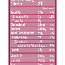 Berries & Cream Protein Smoothie.