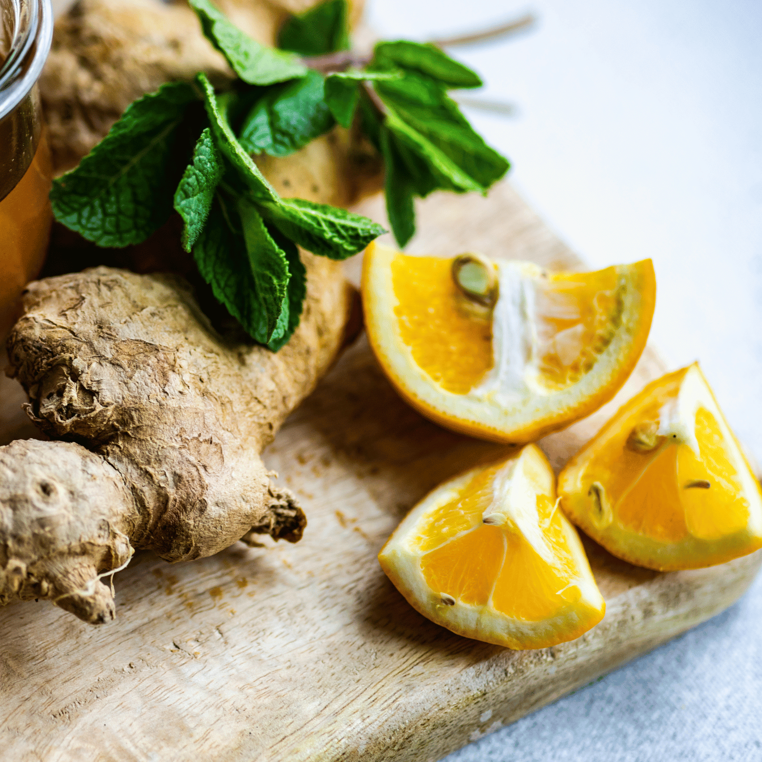 A citrus and ginger.