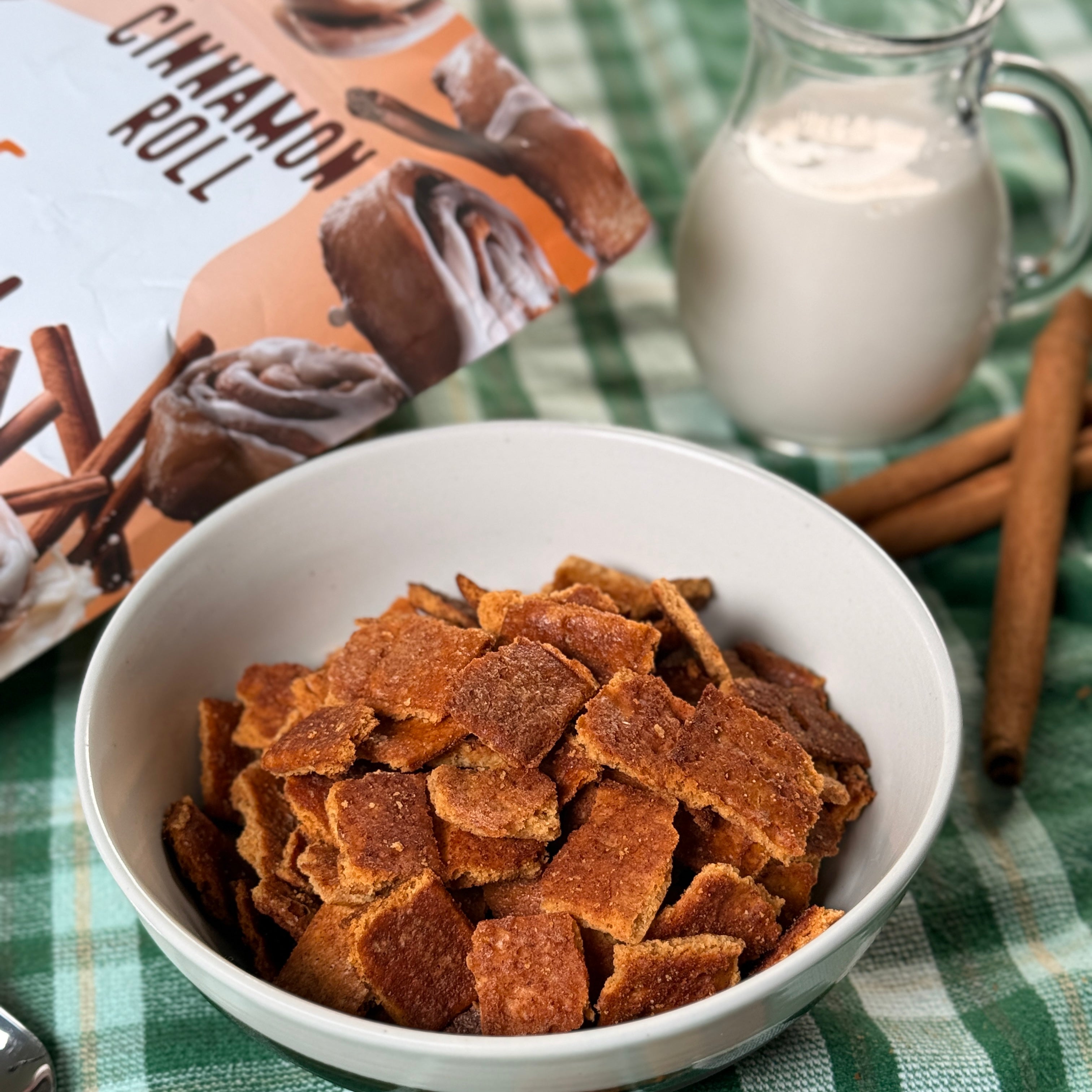 Cinnamon Roll Protein Cereal