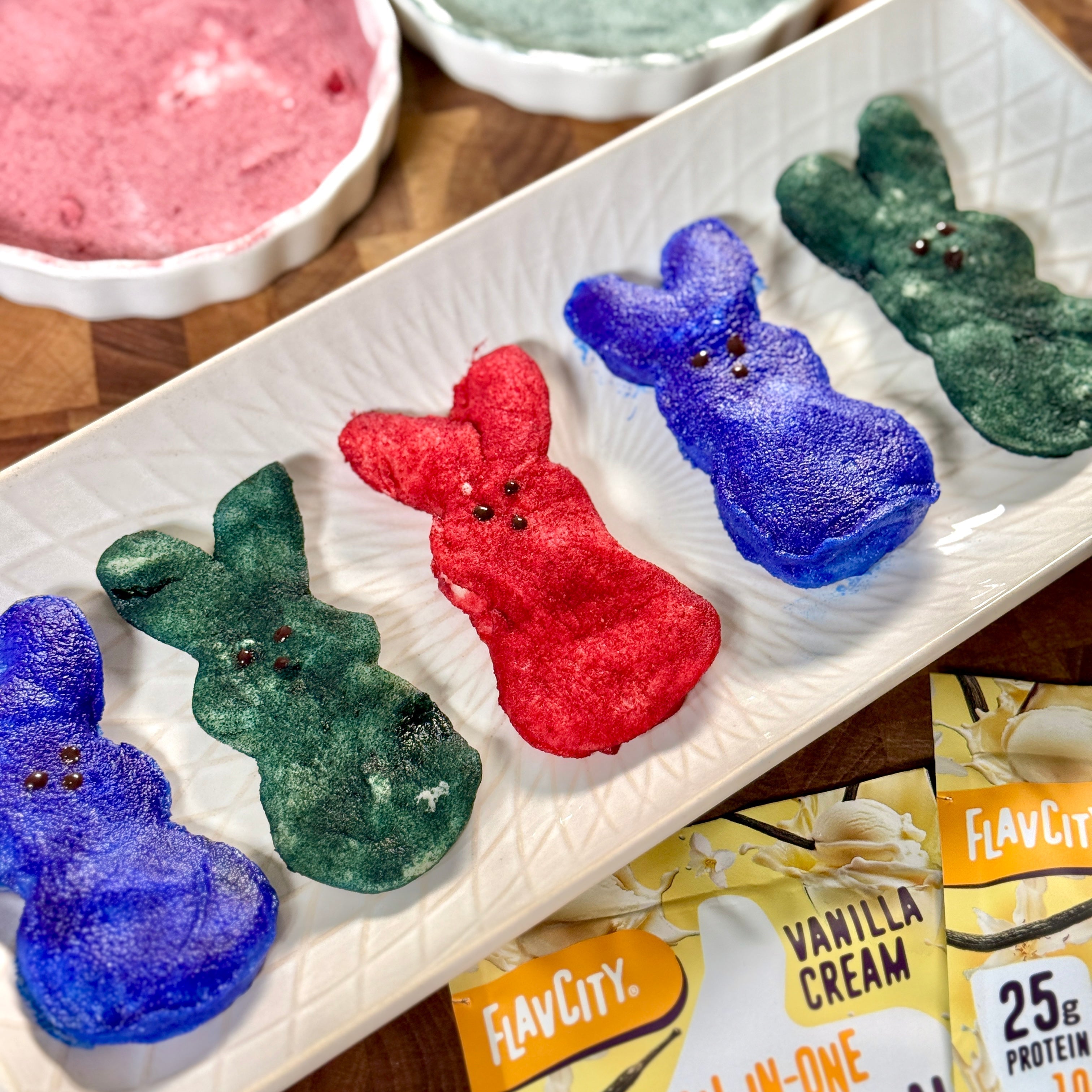 Homemade Protein Marshmallow Bunnies