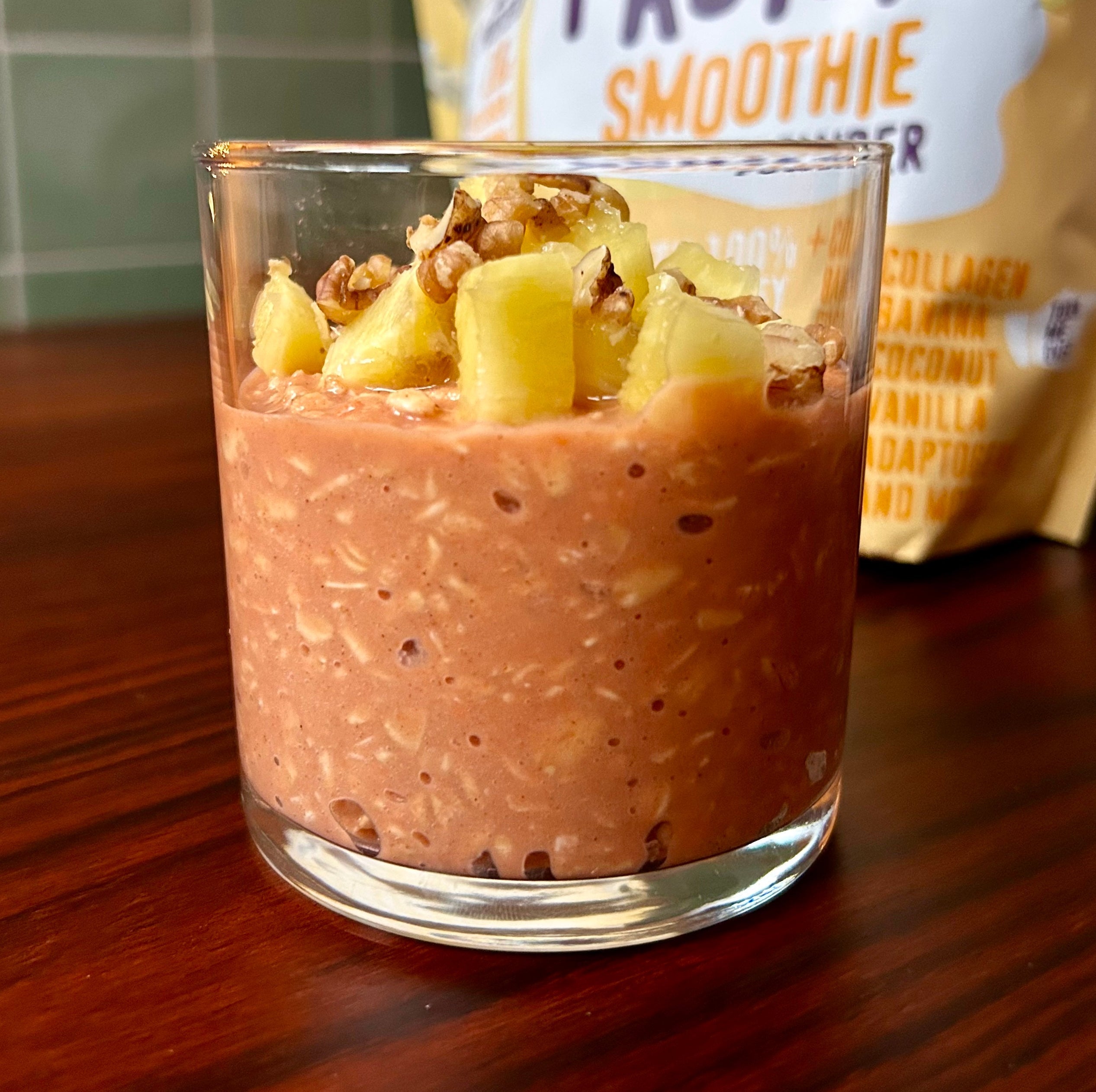 Spiced Carrot Cake Overnight Oats with Weight Watchers