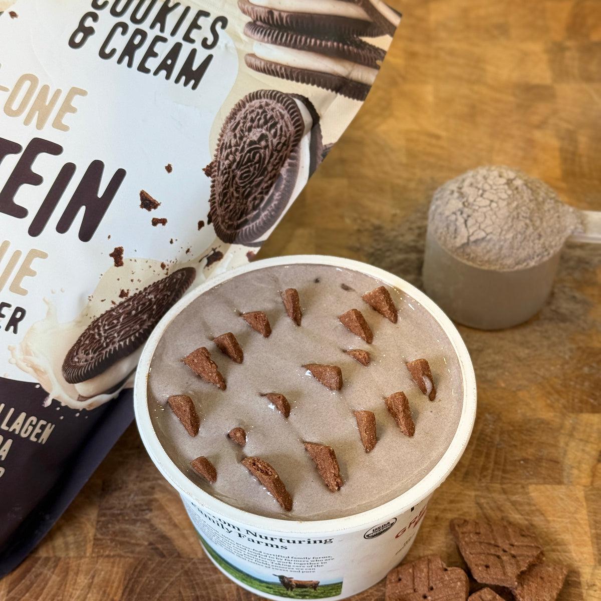 Cookies & Cream Protein Cheesecake
