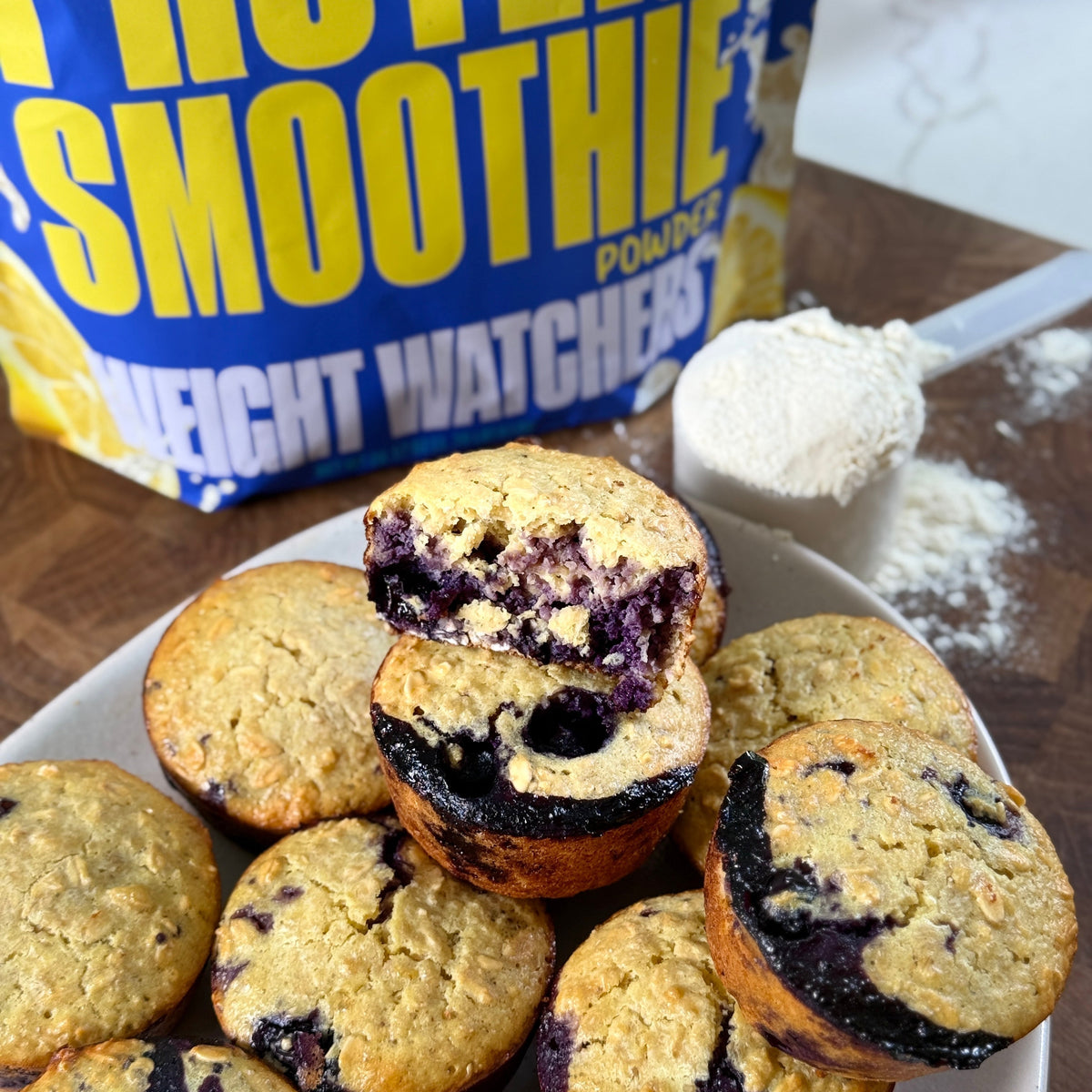 Blueberry-Lemon Muffins with Weight Watchers