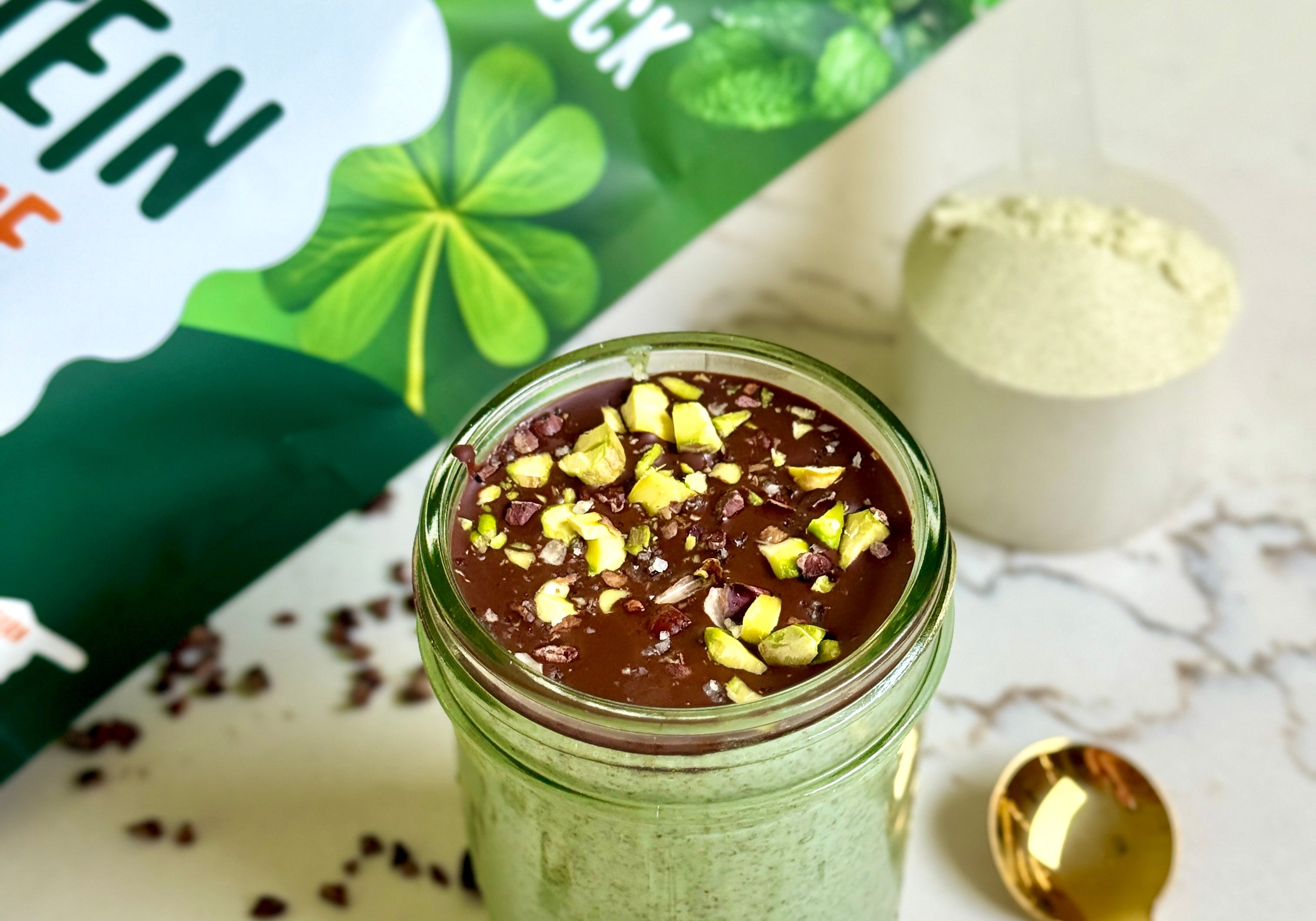 Shamrock Chia Pudding