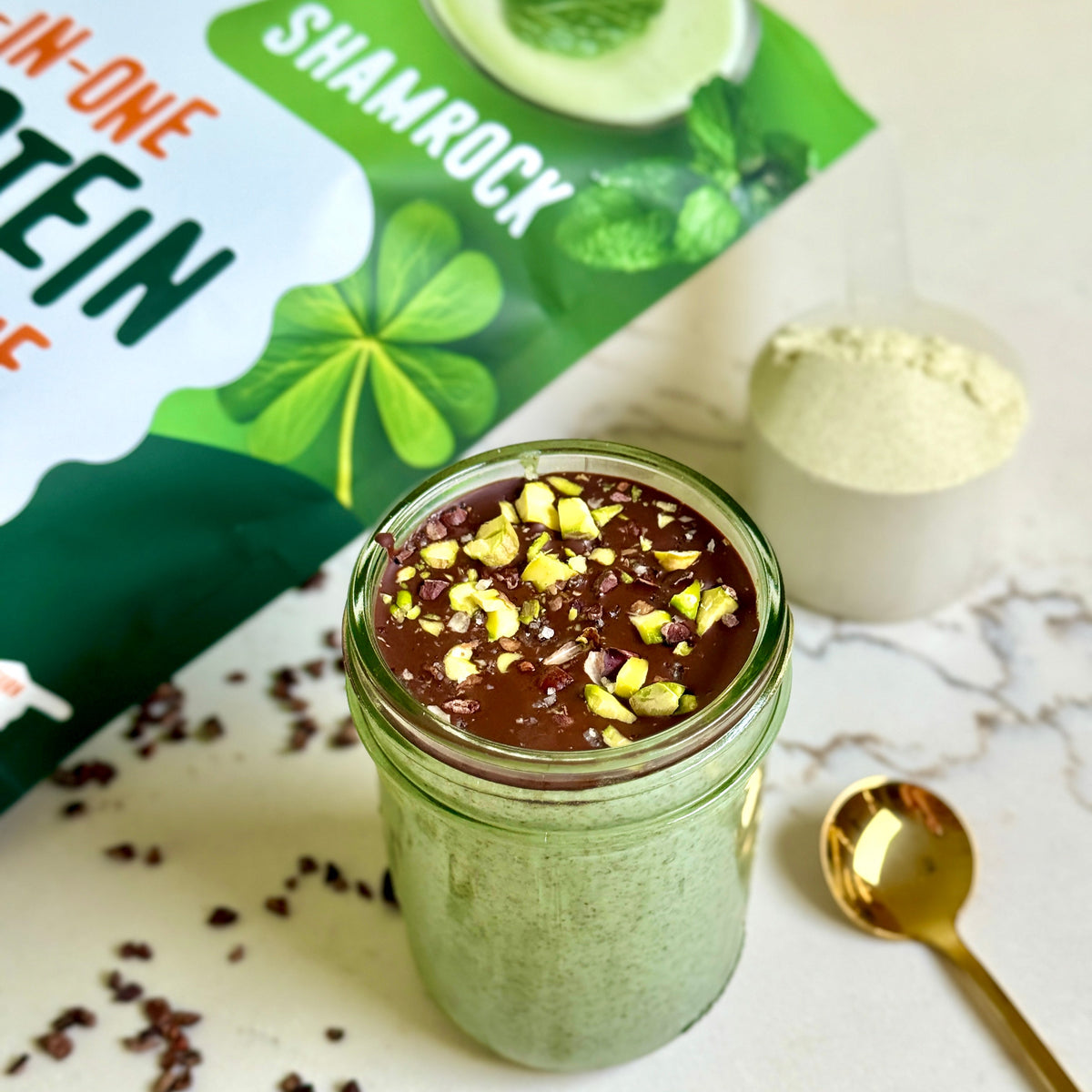 Shamrock Chia Pudding
