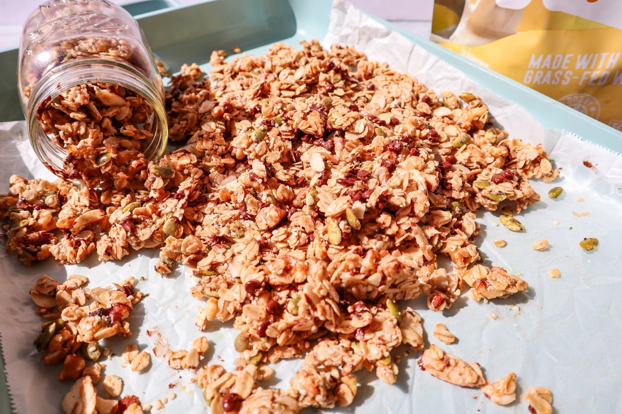 High Protein Chocolate Chip Granola