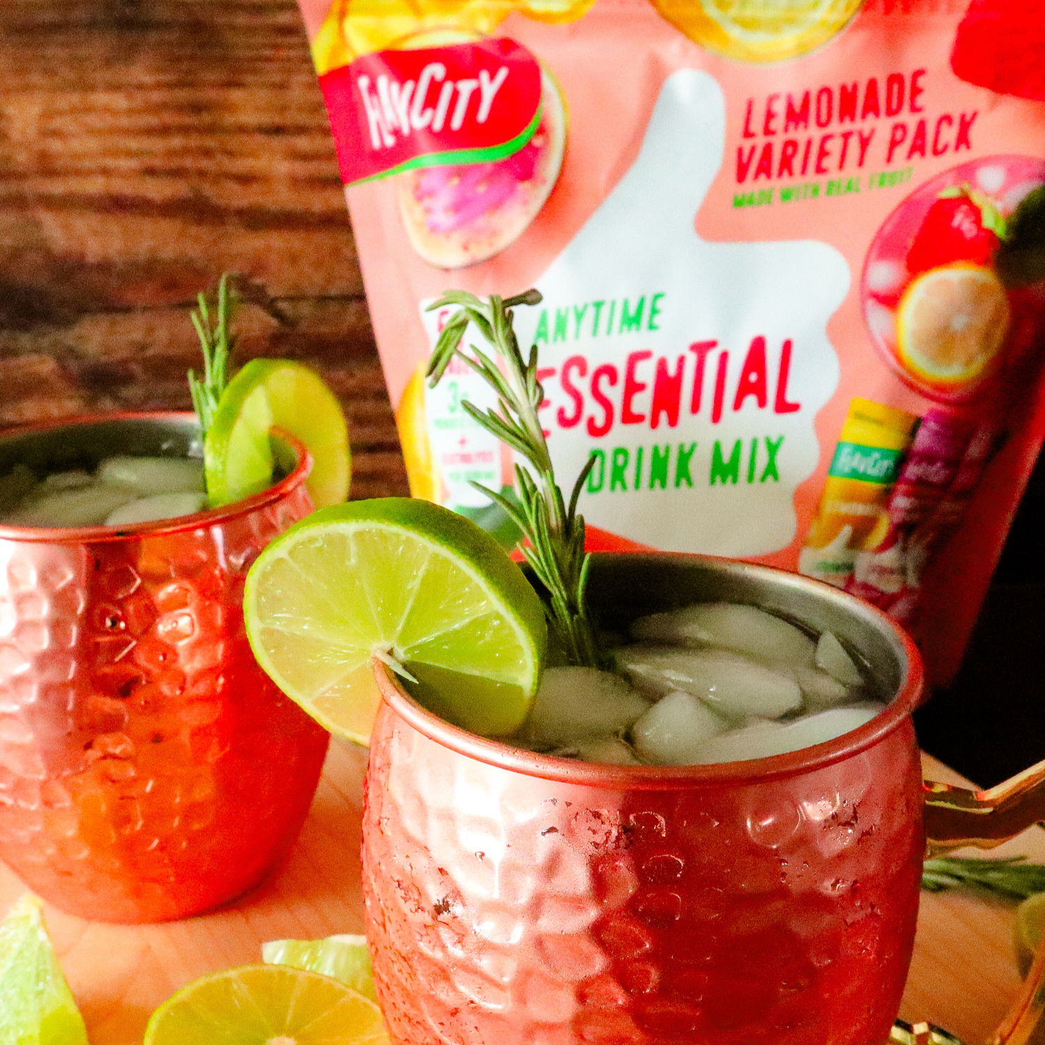 Keto Moscow Mule Mocktail