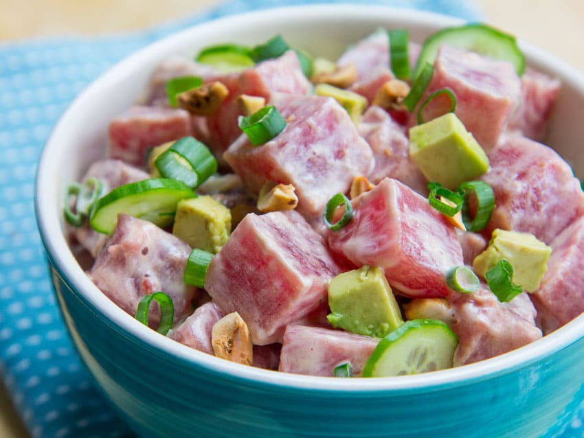 Creamy Ahi Tuna Poke