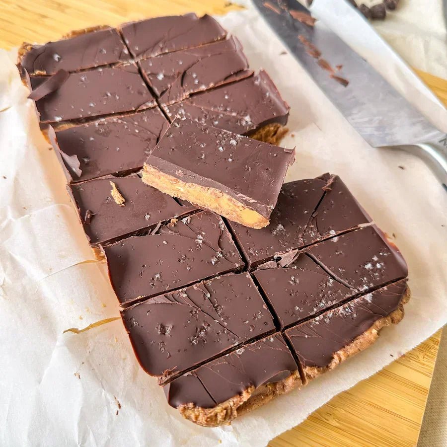 Peanut Butter Brownie Protein Bars.