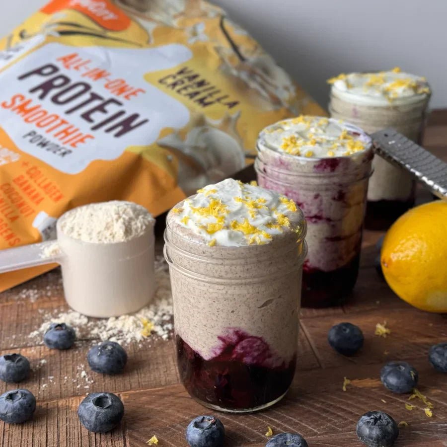 Lemon Blueberry Chia Pudding.