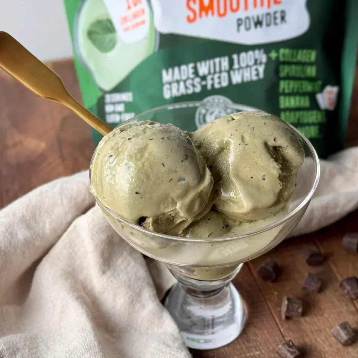 Shamrock Java Chip Protein Ice Cream