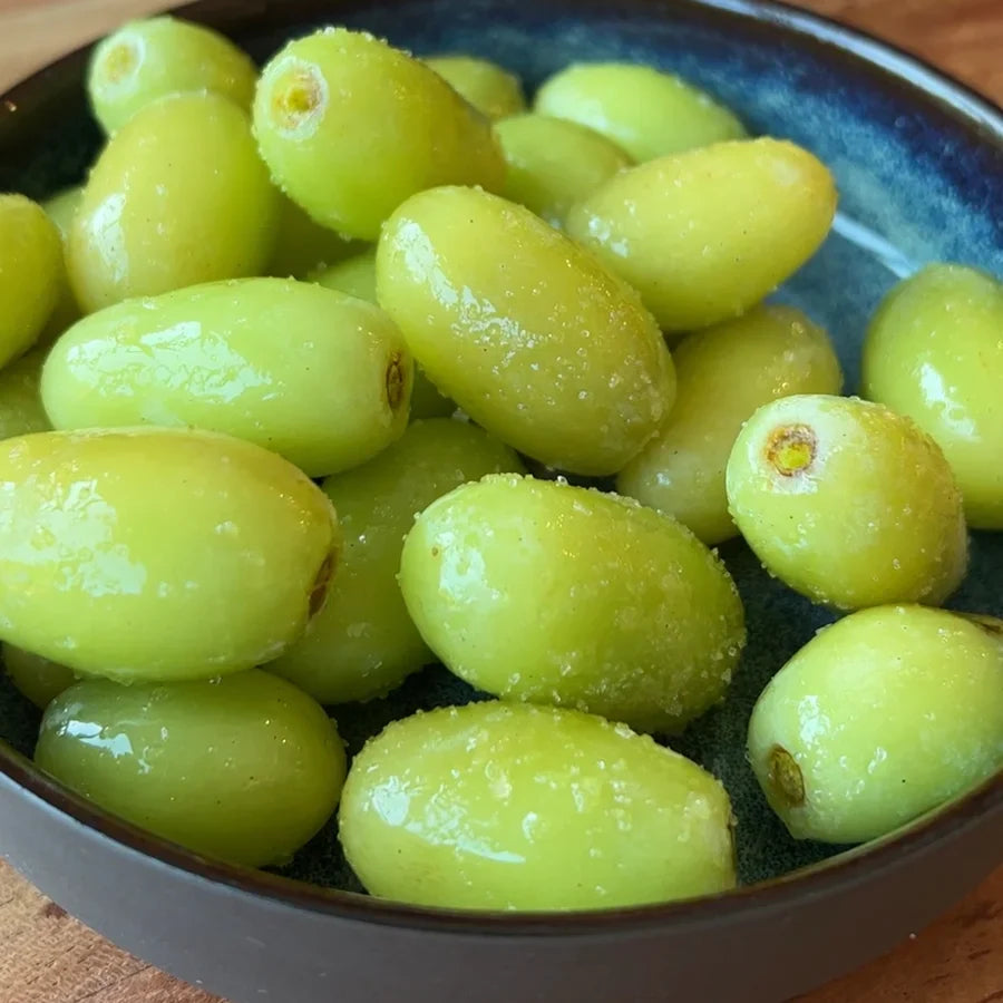 Frozen Lemonade Grapes