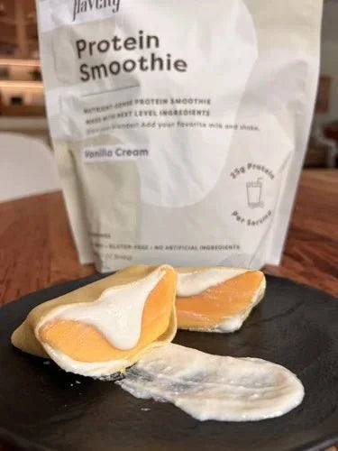Mango Stuffed Protein Crepes Recipe.