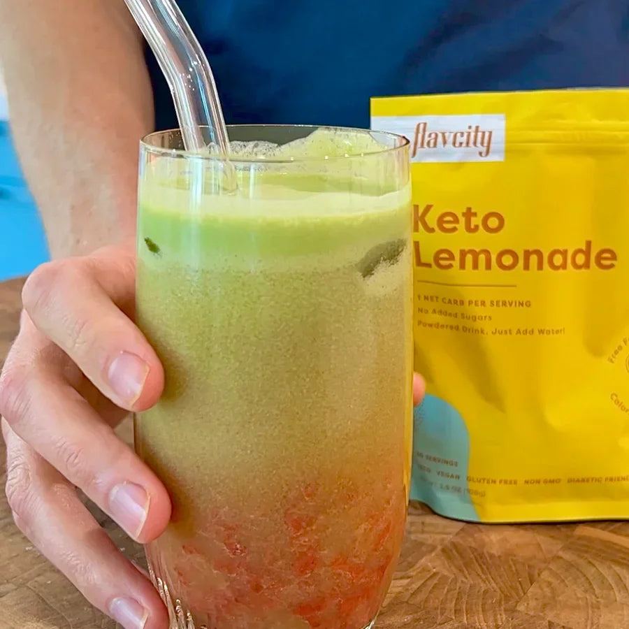 Strawberry Matcha Lemonade.