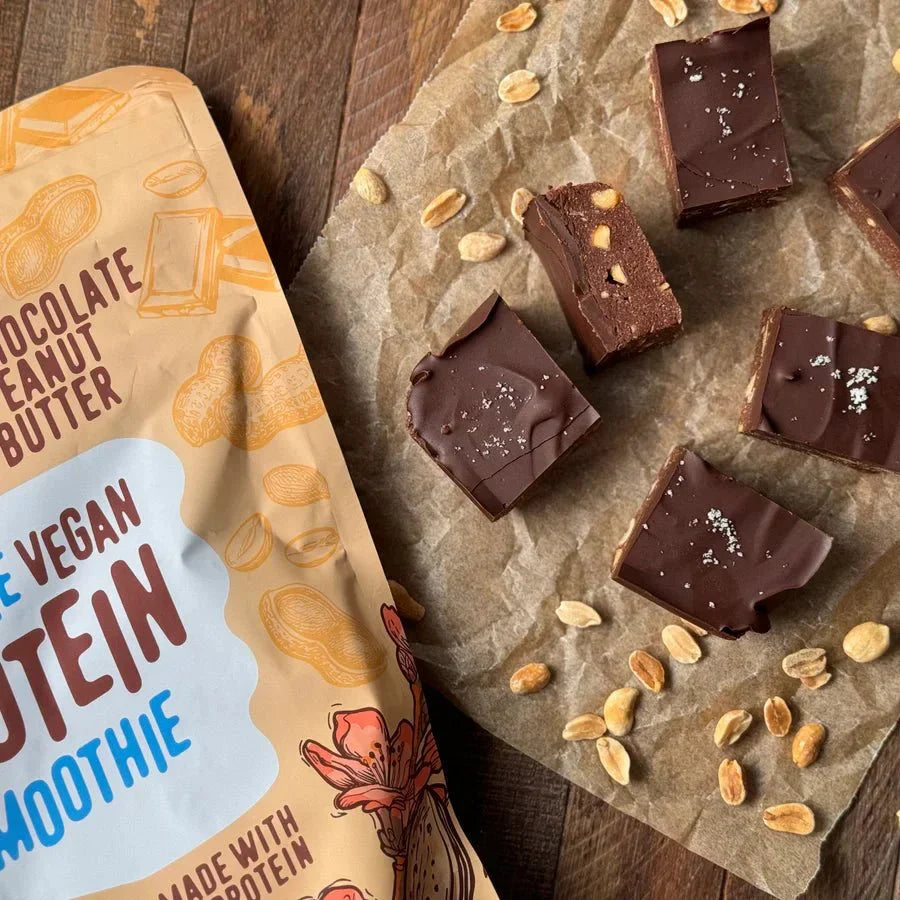 Nutritious Protein Peanut Butter Crunch Bars Recipe.