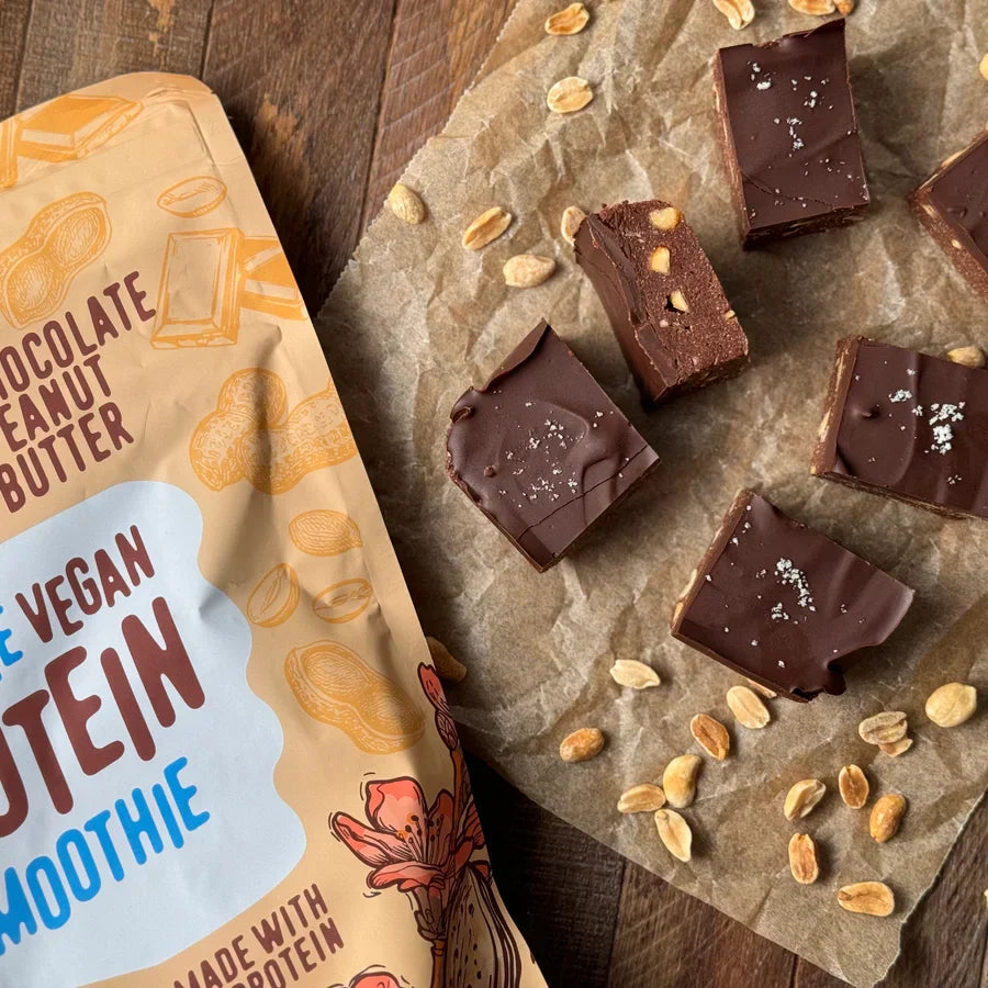 Nutritious Protein Peanut Butter Crunch Bars Recipe.