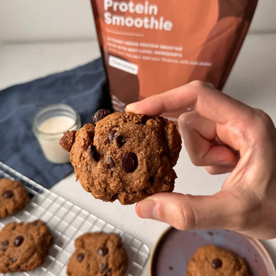 Healthy Double Chocolate Protein Cookies Recipe