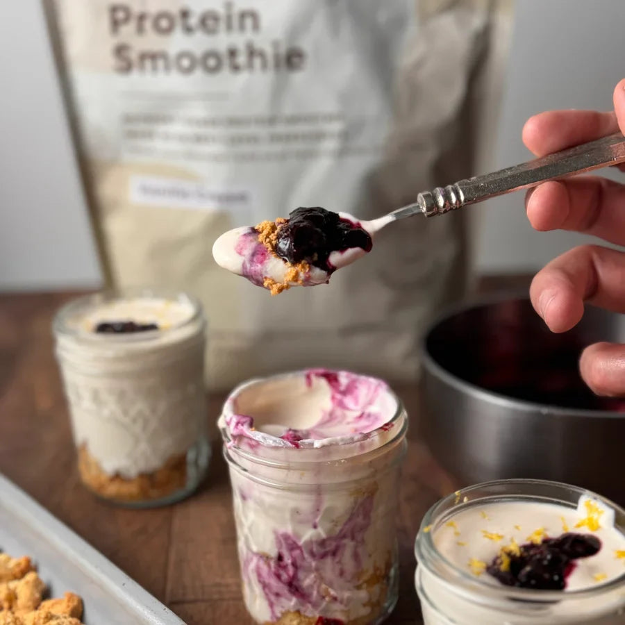 Healthy Lemon Cheesecake Cups Recipe