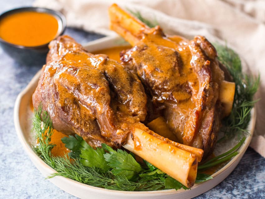 Instant Pot Aussie Lamb Shanks