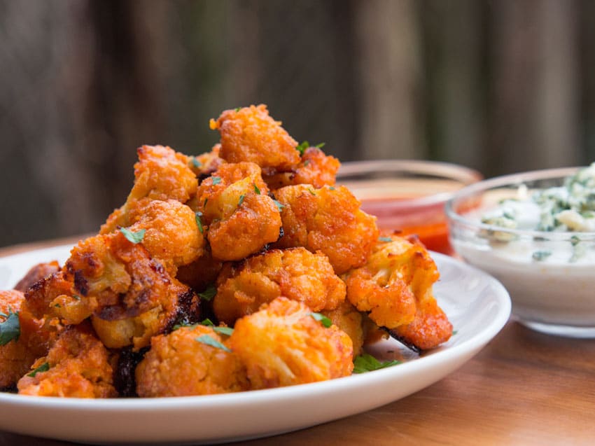 Buffalo Cauliflower Bites