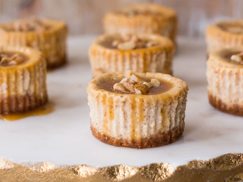 Spiced Maple Walnut Cheesecake