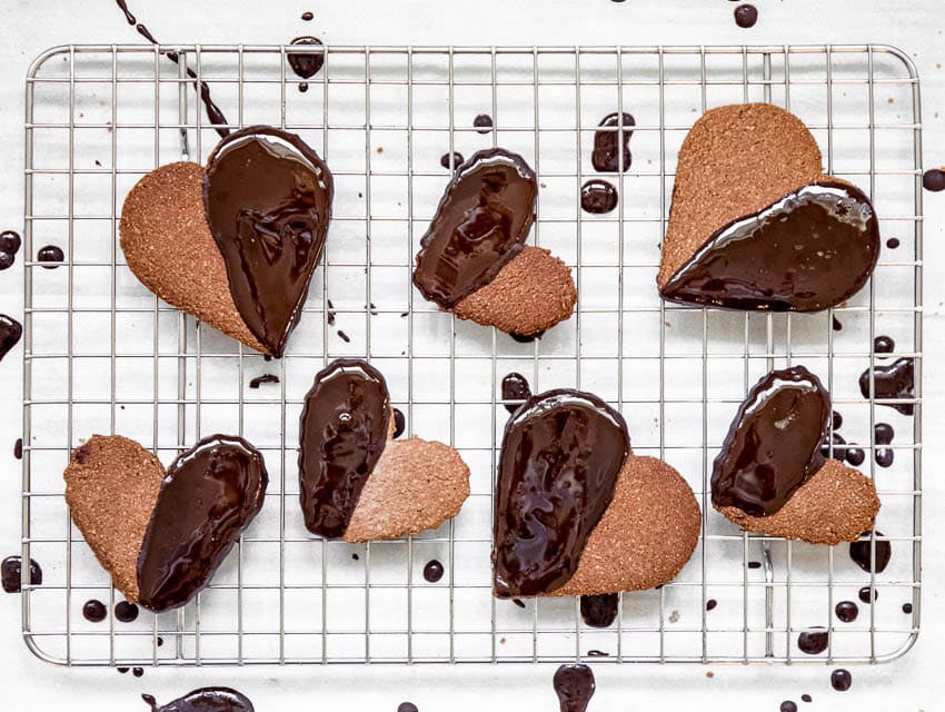 Chocolate Heart Cookies