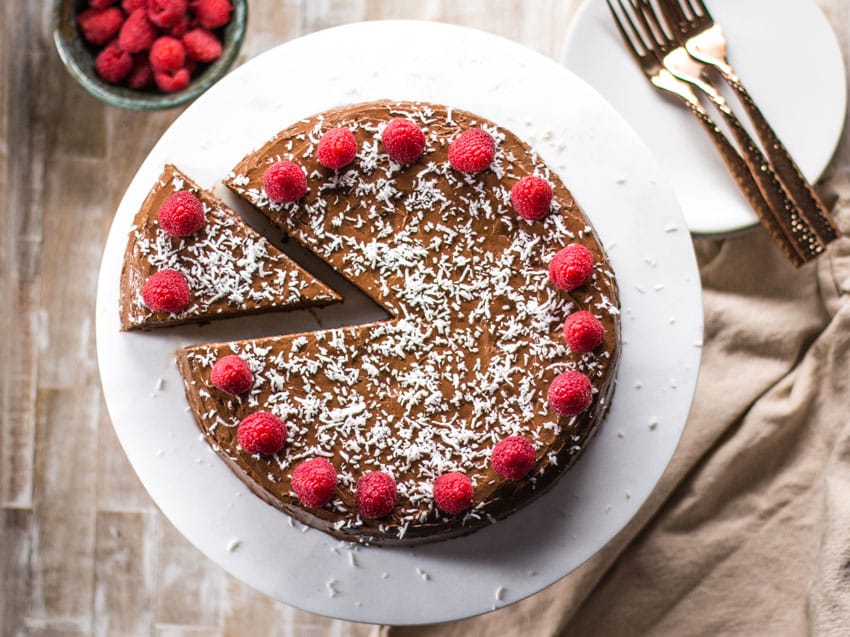 Chocolate Walnut Cake (GF)