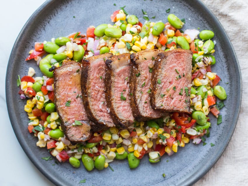 Steak Corn Salad
