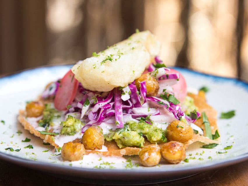 Fish Tostada