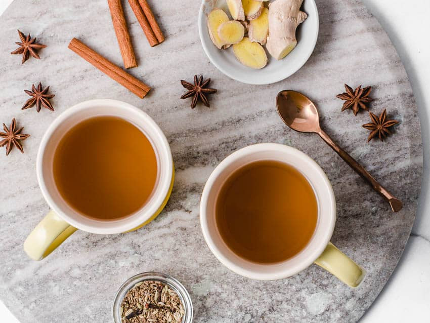 Homemade Ginger Tea