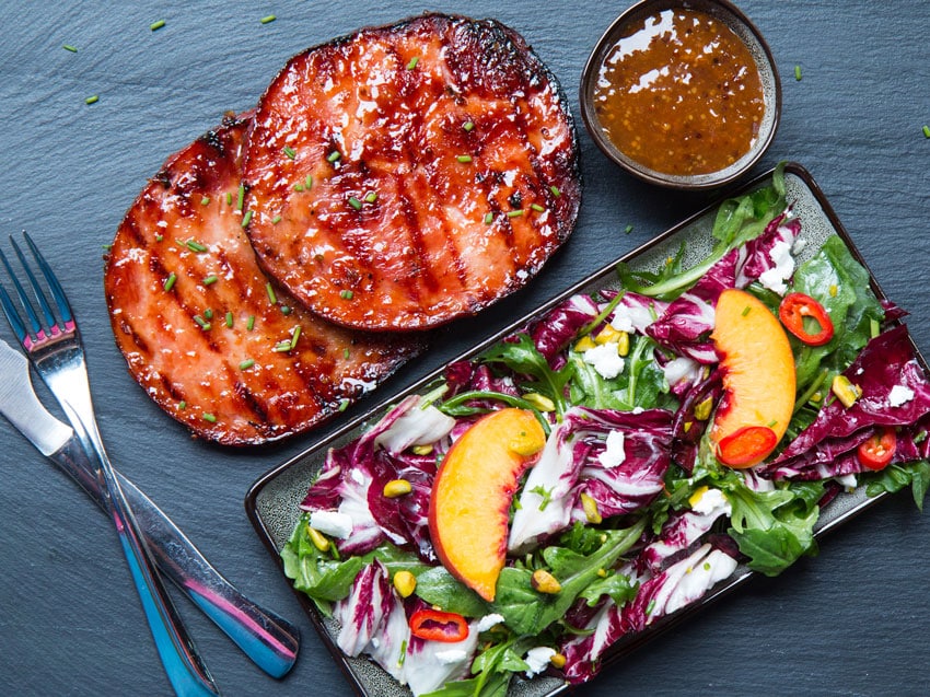 Grilled Ham Steak