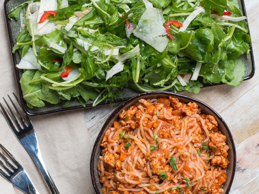 Low Carb Spaghetti Bolognese