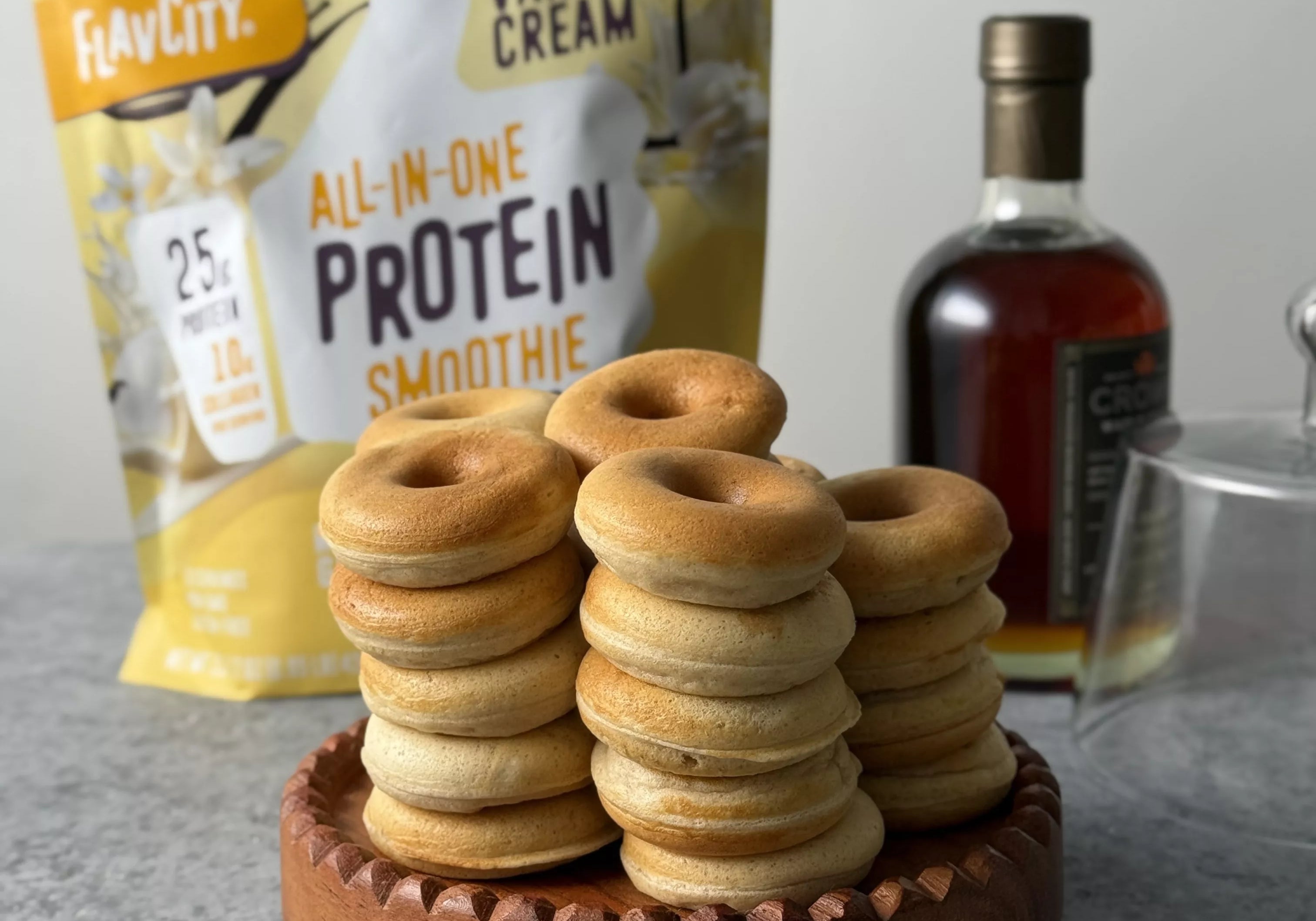 High-Protein Pancake Donuts