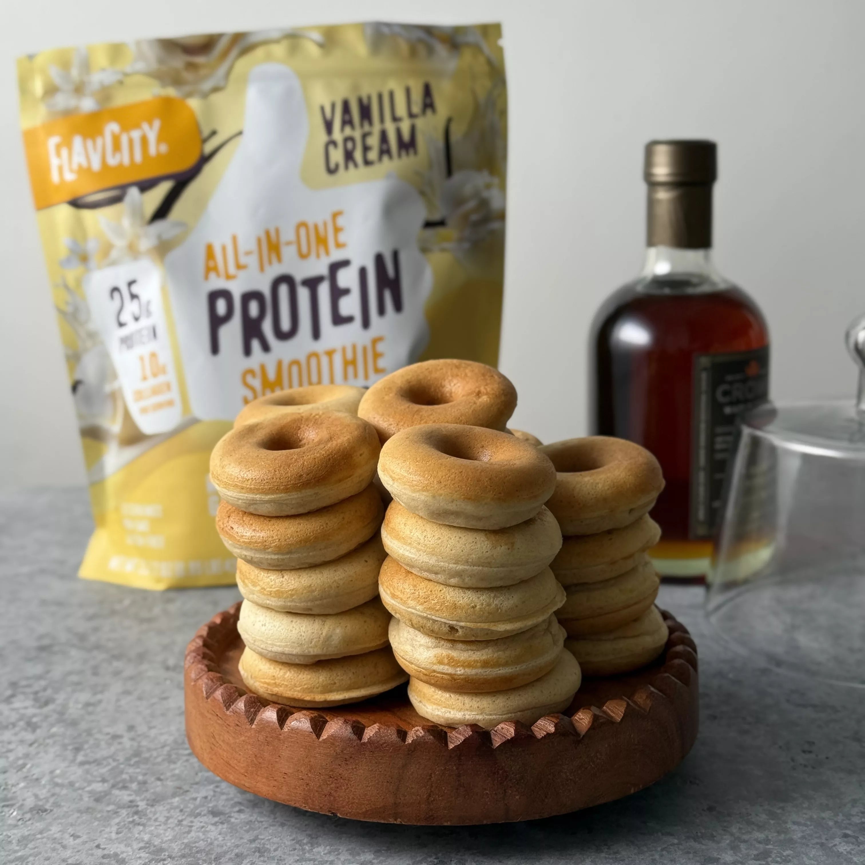 High-Protein Pancake Donuts