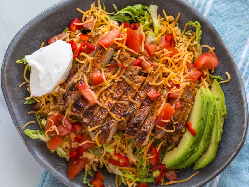 Low Carb Burrito Bowl