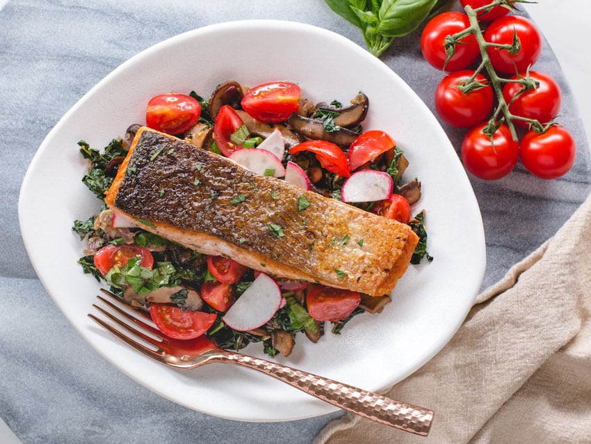 Keto Salmon & Veggies
