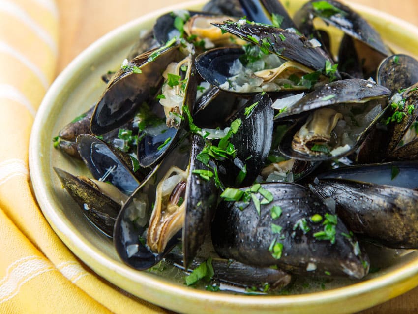 Mussels White Wine Sauce