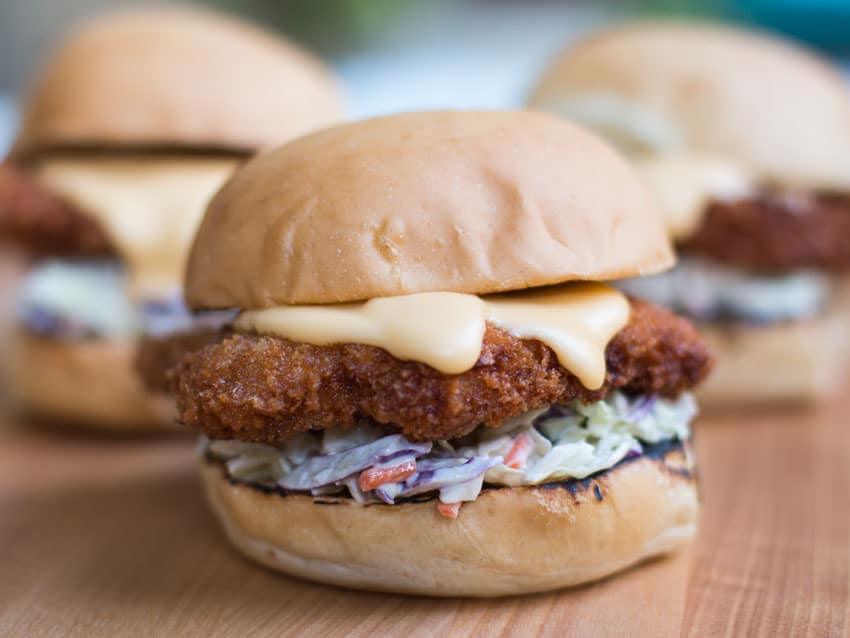 Crispy Pork Sandwiches